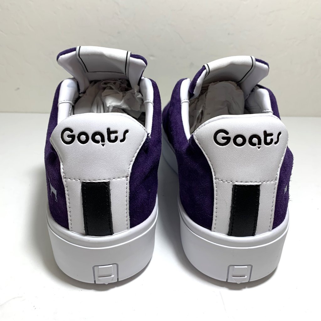 Goats 918 Platform Sneakers Low Top Suede Leather Strap Purple Size 8.5 New — image 3 of 6